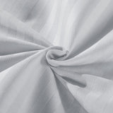 Kensington 1200 Thread Count 100% Egyptian Cotton Sheet Set Stripe Hotel Grade - Double - Silver