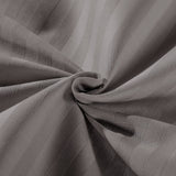 Kensington 1200 Thread Count 100% Egyptian Cotton Sheet Set Stripe Hotel Grade - Double - Charcoal