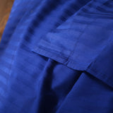 Kensington 1200 Thread Count 100% Egyptian Cotton Sheet Set Stripe Hotel Grade - Double - Indigo
