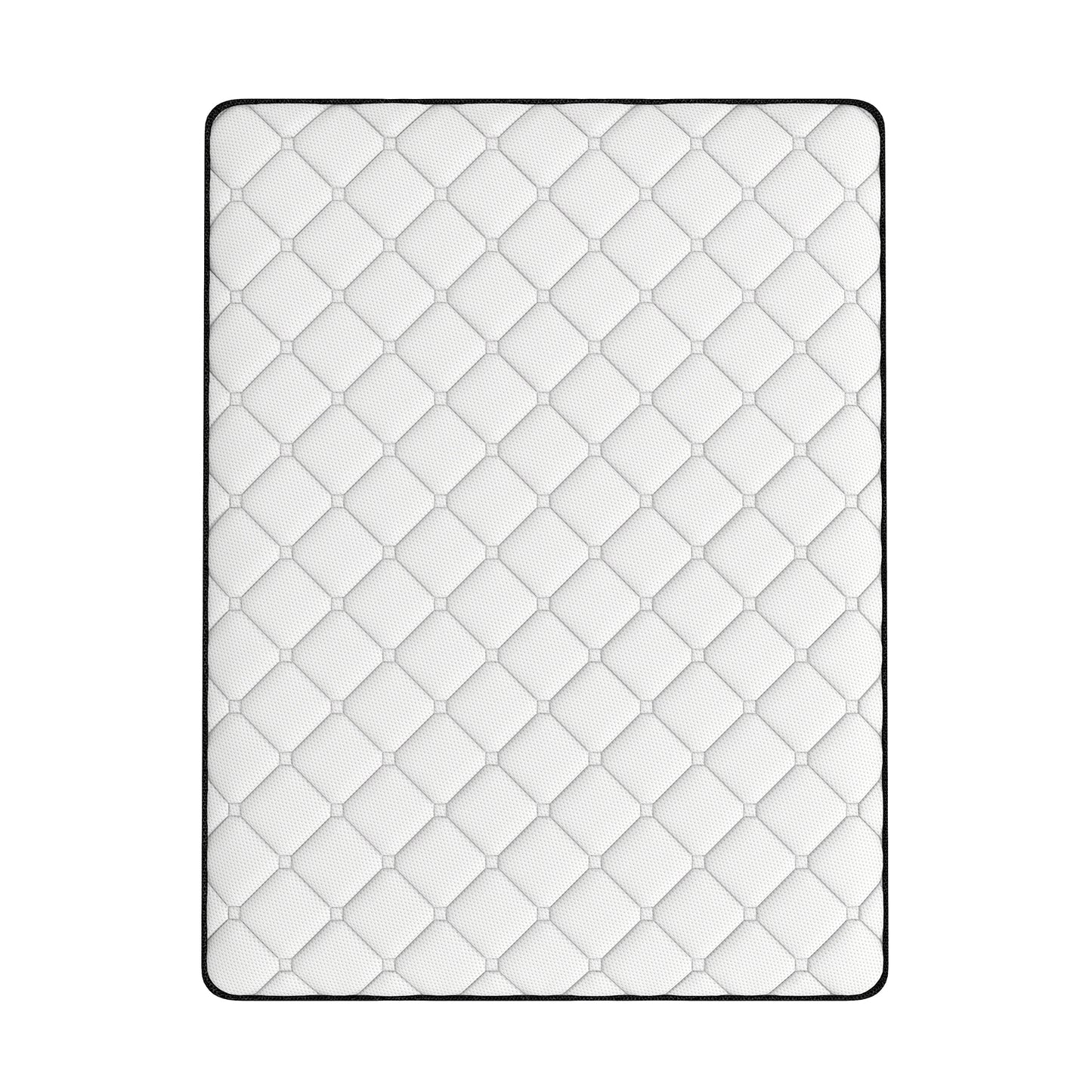 Comforpedic Mattress 5 Zone Medium Support Foam Bonnell Spring 21CM - Queen - White  Black