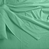 Royal Comfort Bamboo Blended Sheet & Pillowcases Set 1000TC Ultra Soft Bedding - King - Green