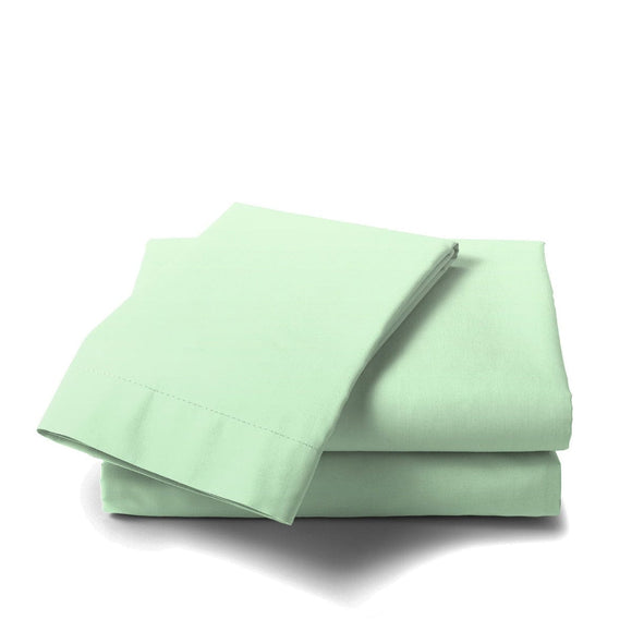 Royal Comfort 1000 Thread Count Cotton Blend Quilt Cover Set Premium Hotel Grade - Queen - Green Mist