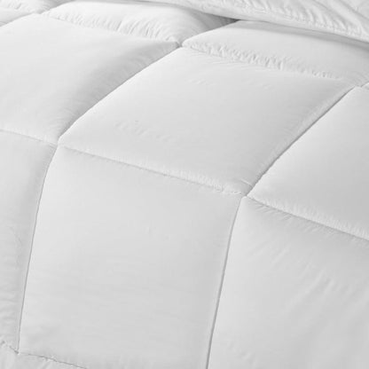 Royal Comfort 800GSM Quilt Down Alternative Doona Duvet Cotton Cover Hotel Grade - Queen - White