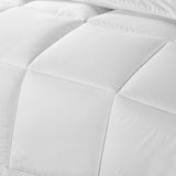 Royal Comfort 800GSM Quilt Down Alternative Doona Duvet Cotton Cover Hotel Grade - Queen - White