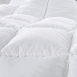Royal Comfort 500GSM Wool Blend Quilt Premium Hotel Grade with 100% Cotton Cover - Single - White