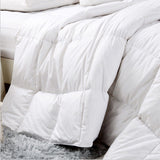 Royal Comfort Goose Feather And Down Quilt + Twin Pack 1000GSM Goose Pillows - King - White