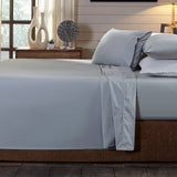 Royal Comfort 250TC Organic 100% Cotton Sheet Set 4 Piece Luxury Hotel Style - Queen - Graphite