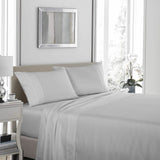 Royal Comfort 1200 Thread Count Sheet Set 4 Piece Ultra Soft Satin Weave Finish - Queen - Silver