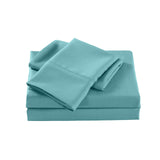 Royal Comfort 2000 Thread Count Bamboo Cooling Sheet Set Ultra Soft Bedding - King - Aqua