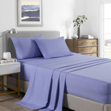Royal Comfort 2000 Thread Count Bamboo Cooling Sheet Set Ultra Soft Bedding - King - Mid Blue