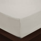 Park Avenue 1000TC Cotton Blend Sheet & Pillowcases Set Hotel Quality Bedding - Single - Pebble
