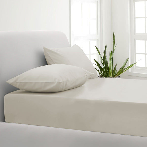 Park Avenue 1000TC Cotton Blend Sheet & Pillowcases Set Hotel Quality Bedding - King - Pebble