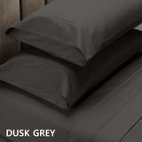 Royal Comfort 1500 Thread Count Cotton Rich Sheet Set 4 Piece Ultra Soft Bedding - King - Dusk Grey