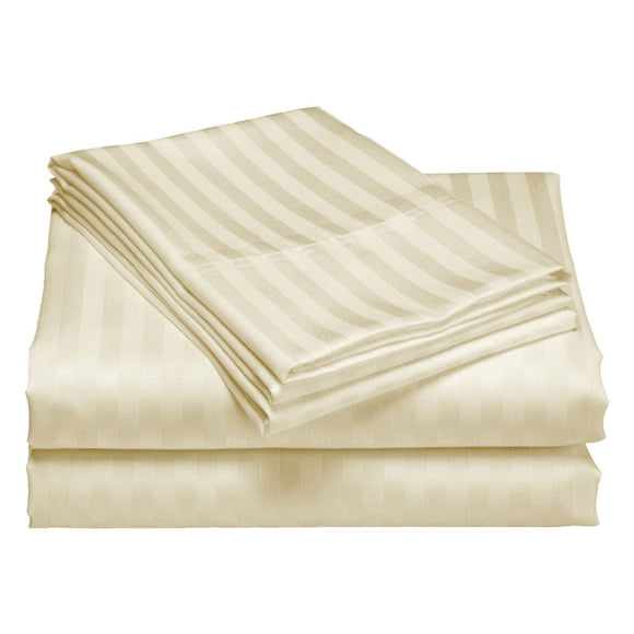 Royal Comfort 1200TC Quilt Cover Set Damask Cotton Blend Luxury Sateen Bedding - Queen - Pebble