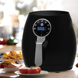Kitchen Couture Black 5L Digital Air Fryer Low Fat Fast Cooking LCD Touch Screen 5 Litre Black