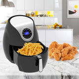 Kitchen Couture Digital Air Fryer 7L LED Display Low Fat Healthy Oil Free Black 7 Litre Black