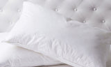 Duck Feather & Down Quilt 500GSM + Duck Feather and Down Pillows 2 Pack Combo - Queen - White