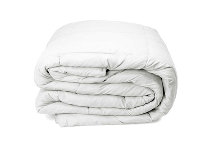 Duck Feather & Down Quilt 500GSM + Duck Feather and Down Pillows 2 Pack Combo - Super King - White
