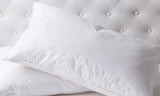 Royal Comfort 350GSM Bamboo Quilt  2000TC Sheet Set And 2 Pack Duck Pillows Set - Single - White