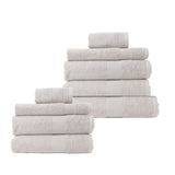 Royal Comfort 9 Piece Cotton Bamboo Towels Bundle Set 450GSM Luxurious Absorbent - Sea Holly