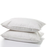 Royal Comfort 100% Cotton Vintage Sheet Set And 2 Duck Feather Down Pillows Set - Double - Mulled Wine