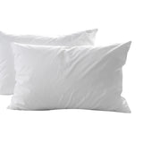 Royal Comfort 1800GSM Duck Feather Down Topper And 1000GSM 2 Duck Pillows Set - Double - White