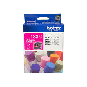 Brother LC-133M Magenta Ink -600 p- MFC-J6520DW/J6720DW/J6920DW and DCP-J4110DW/MFC-J4410DW etc up to 600 pages