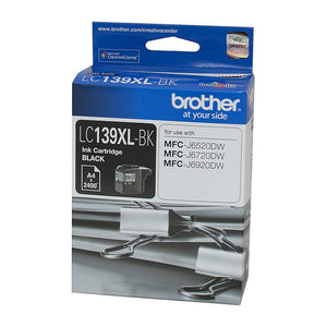 Brother LC139XLBK Black Ink Suits MFC-J6520/6720/6920DW UP TO 2400 pages
