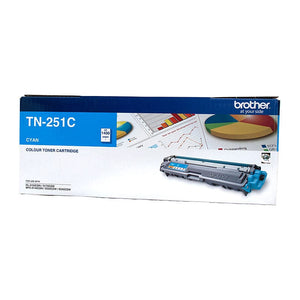 Brother TN-251C Colour Laser Toner - Cyan, HL-3150CDN/3170CDW/MFC-9140CDN/9330CDW/9335CDW/9340CDW /DCP-9015CDW(1,400 Pages)
