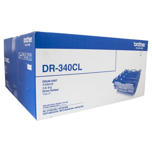 BROTHER DR-340CL Colour Laser (set of 4) Drum Unit - HL-4150CDN/4570CDW, DCP-9055CDN, MFC-9460CDN/9970CDW - 25000 pages