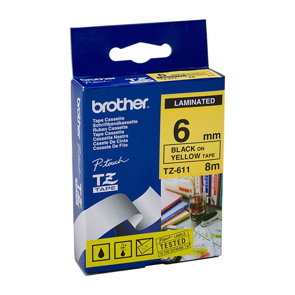 BROTHER TZe611 Labelling Tape