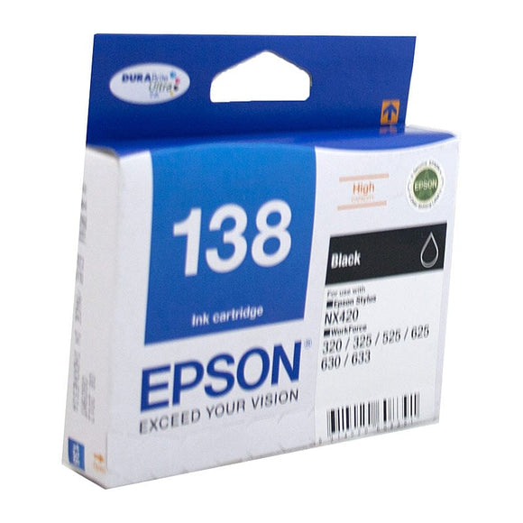 EPSON 138 Black Ink Cartridge