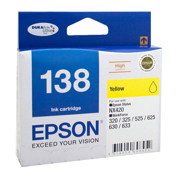 EPSON 138 Yellow Ink Cartridge