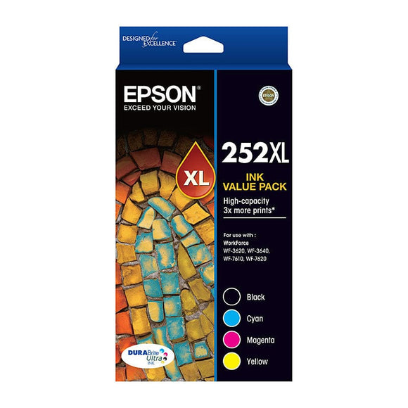 EPSON 252XL 4 Ink Value Pack