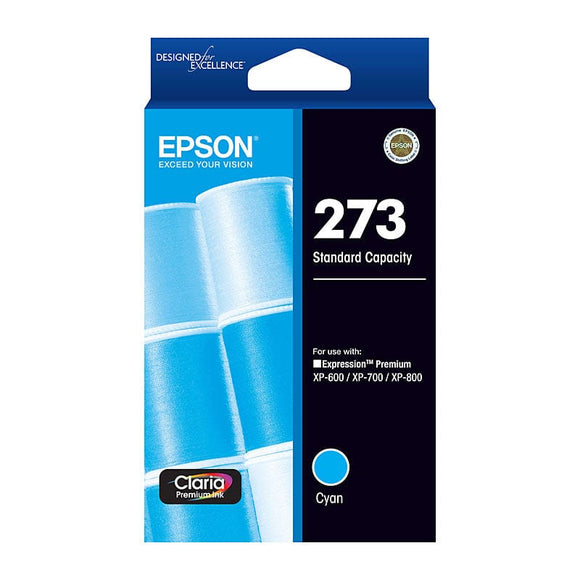 EPSON 273 Std Cap Photo Cyan Ink Cartridge For XP-600, XP-700, XP-800