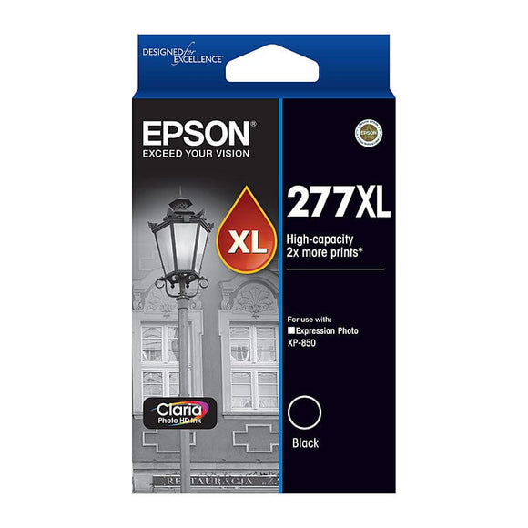 EPSON 277XL High Capacity Black Ink Cartridge Claria Photo HD