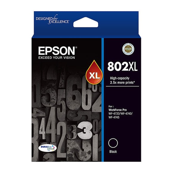EPSON 802XL Black Ink Cartridge