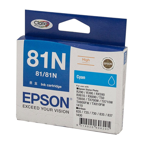 EPSON 81N HY Cyan Ink Cartridge