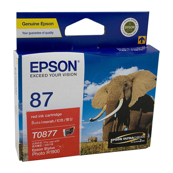 EPSON T0877 Red Ink Cartridge