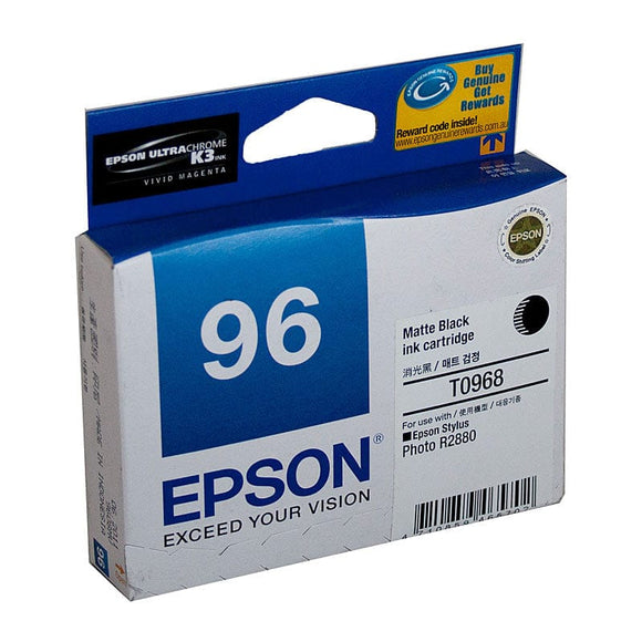 EPSON T096 Matte Black Ink suits Epson Stylus Photo R2880