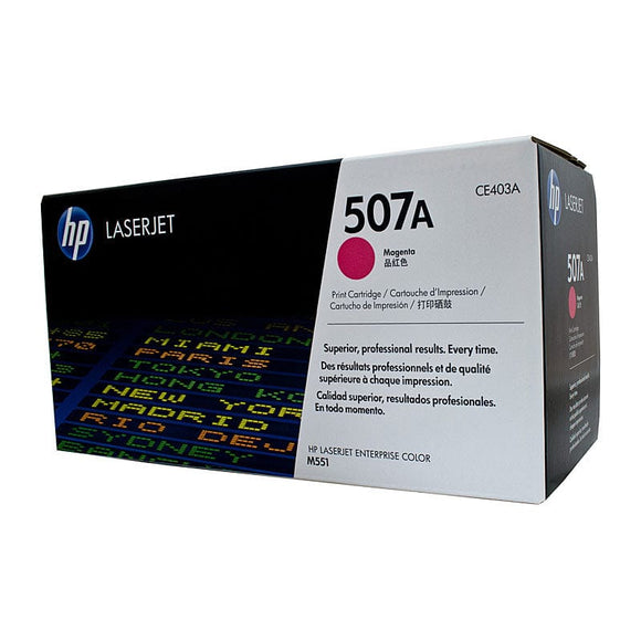 HP #507A Magenta Toner CE403A