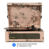 CROSLEY Crosley Voyager Floral - Bluetooth Portable Turntable