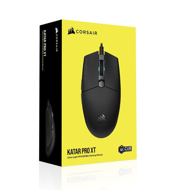 CORSAIR Katar PRO XT Gaming Mice, Ultra Light Weight, Sub-1ms Slipstream Wireless connection, ICUE Software,