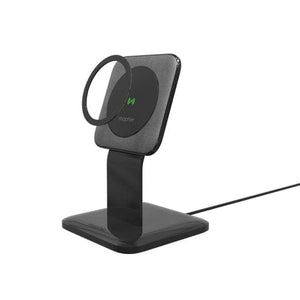 FORCE TECHNOLOGY Snap+ Wireless Charging Stand - Black (401307935), 15W MagSafe Compatible, Stand Functionality, Accurate Placement, Fast Charge 15W