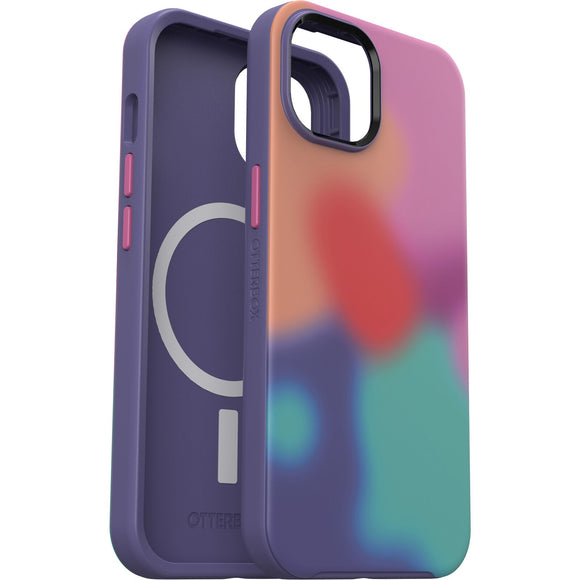 OTTERBOX Apple iPhone 14 / iPhone 13 Symmetry Series+ Antimicrobial Case for MagSafe - Euphoria (77-89766), 3X Military Standard Drop Protection