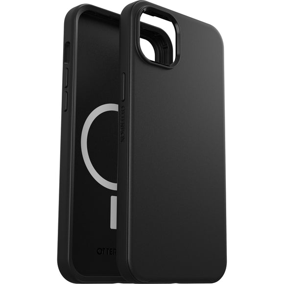 OTTERBOX Apple iPhone 14 Plus Symmetry Series+ Antimicrobial Case for MagSafe - Black (77-88994), 3X Military Standard Drop Protection