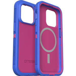 OTTERBOX Apple iPhone 14 Pro Defender Series XT Case with MagSafe - Blooming Lotus (Pink) (77-89123), 5x Military Standard Drop Protection