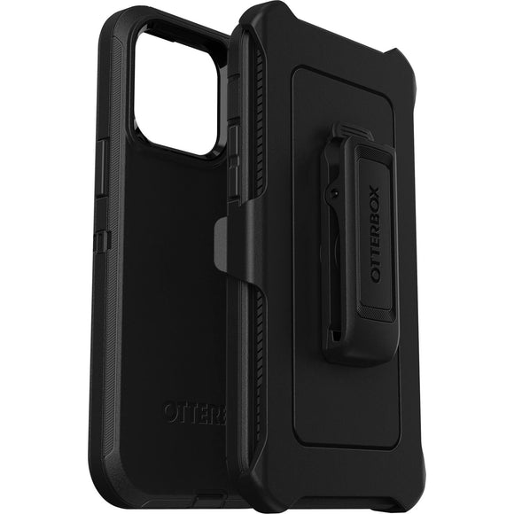 OTTERBOX Apple iPhone 14 Pro Max Defender Series Case - Black (77-88390), 4X Military Standard Drop Protection, Multi-Layer Protection