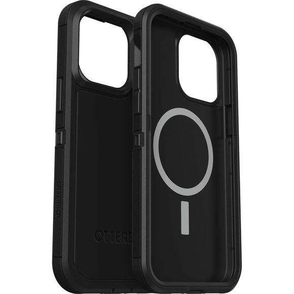 OTTERBOX Apple iPhone 14 Pro Max Defender Series XT Case with MagSafe - Black (77-89127),Port & 5x Military Standard Drop Protection