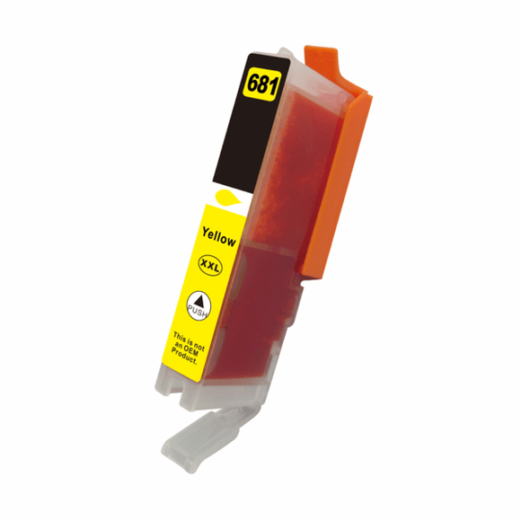 Premium Yellow Compatible Inkjet Cartridge (Replacement for CLI-681YXL)
